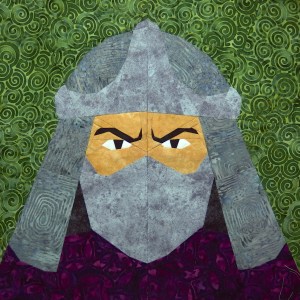 The Shredder quilt block