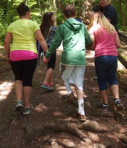 Friends on a field trip